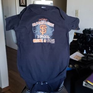 San Francisco Giants Baby Onecies.